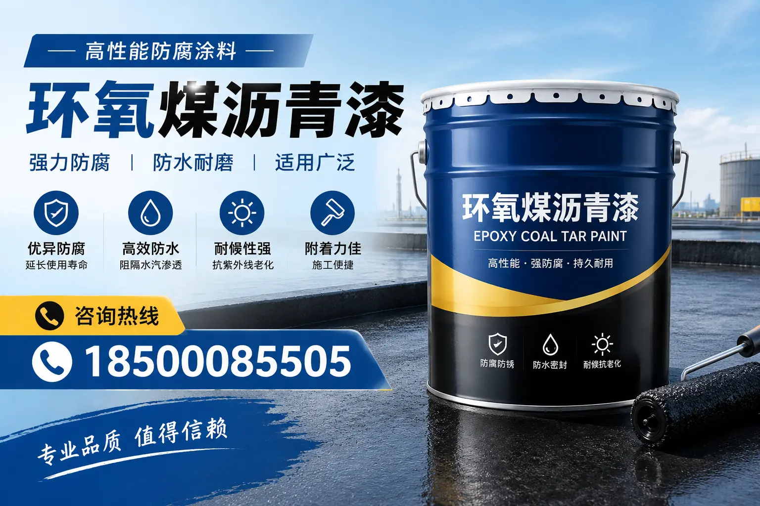 环氧煤沥青漆的主要成分与功能，广丰用户深度了解